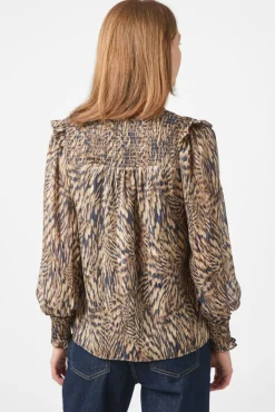 Neo Noir Nndavina Pattern Blouse 166259 | Blusar & Skjortor