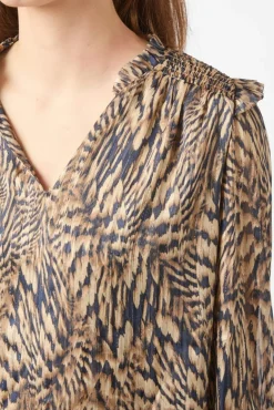 Neo Noir Nndavina Pattern Blouse 166259 | Blusar & Skjortor
