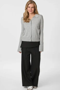 Neo Noir Nndeani Fold Pants 166168 | Jeans, Leggings & Byxor
