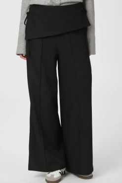 Neo Noir Nndeani Fold Pants 166168 | Jeans, Leggings & Byxor