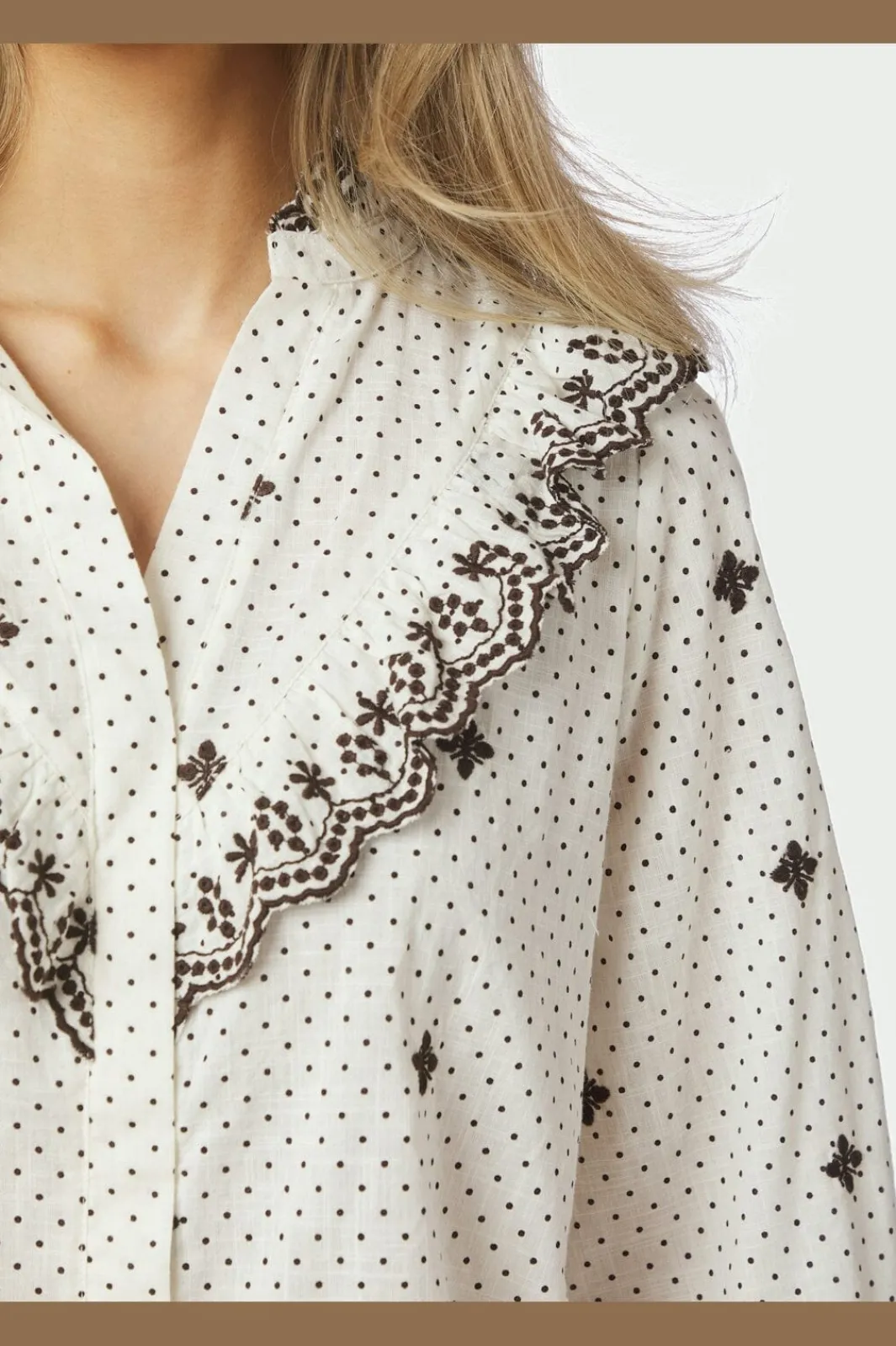 Neo Noir Nndegas Dot Blouse 167708 | Blusar & Skjortor