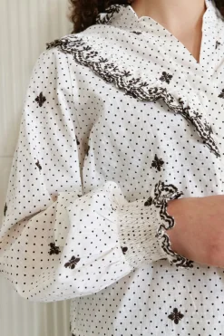 Neo Noir Nndegas Dot Blouse 167708 | Blusar & Skjortor