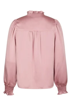 Neo Noir Nndelsie Drapy Sateen Blouse 167479 | Blusar & Skjortor