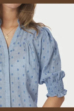 Neo Noir Nndiana Dobby S Blouse 167750 | Blusar & Skjortor