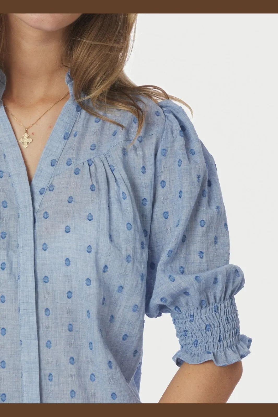 Neo Noir Nndiana Dobby S Blouse 167750 | Blusar & Skjortor