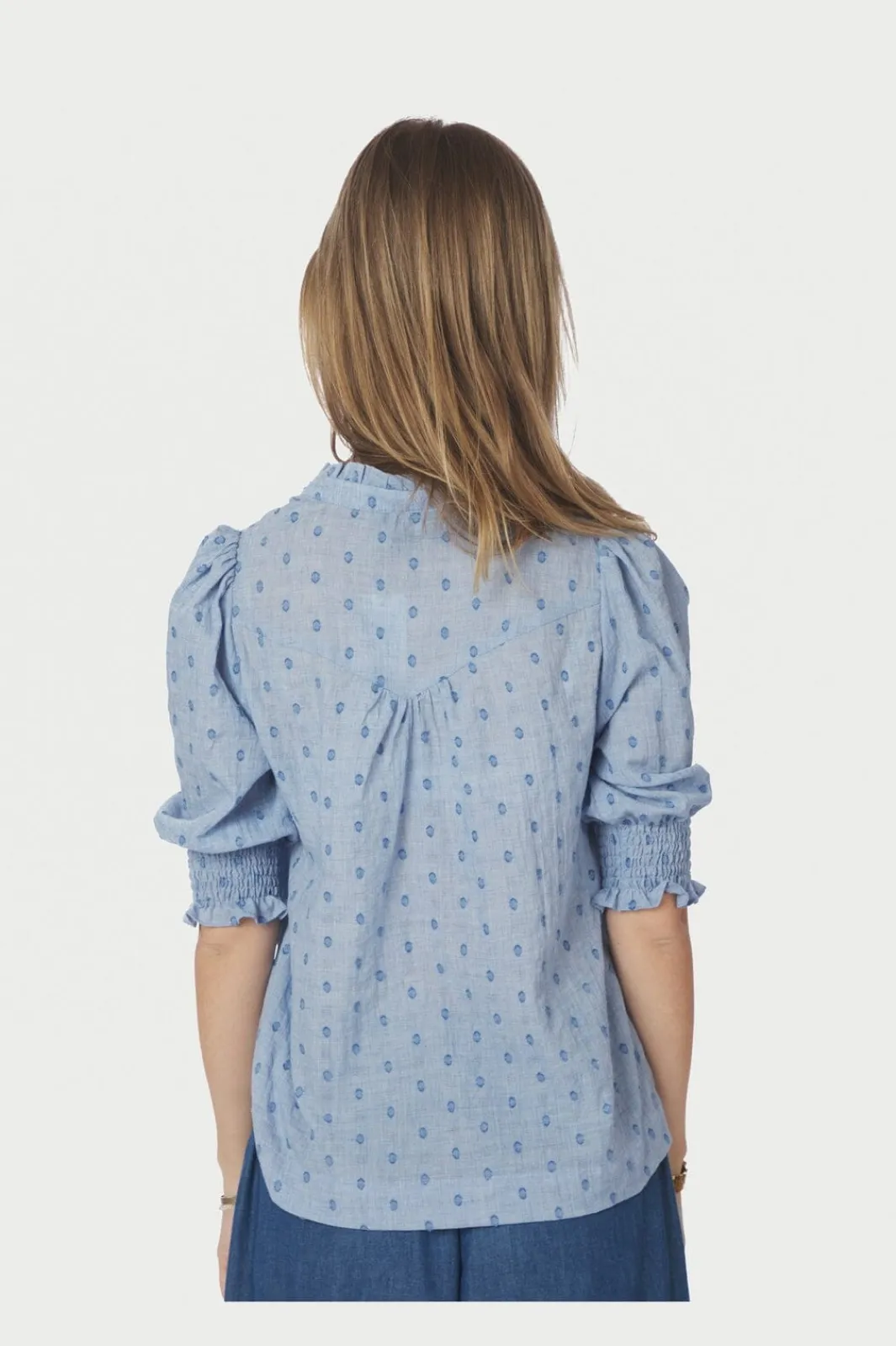 Neo Noir Nndiana Dobby S Blouse 167750 | Blusar & Skjortor