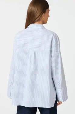 Neo Noir Nndita Mini Stripe Shirt 162706 | Blusar & Skjortor