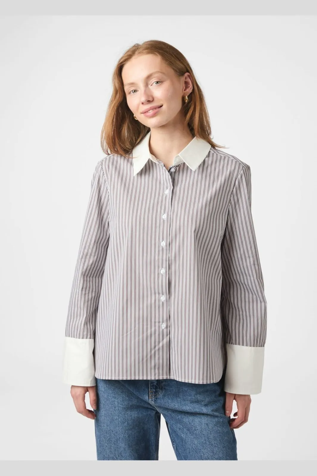 Neo Noir Nndranila Stripe Shirt 165982 | Blusar & Skjortor