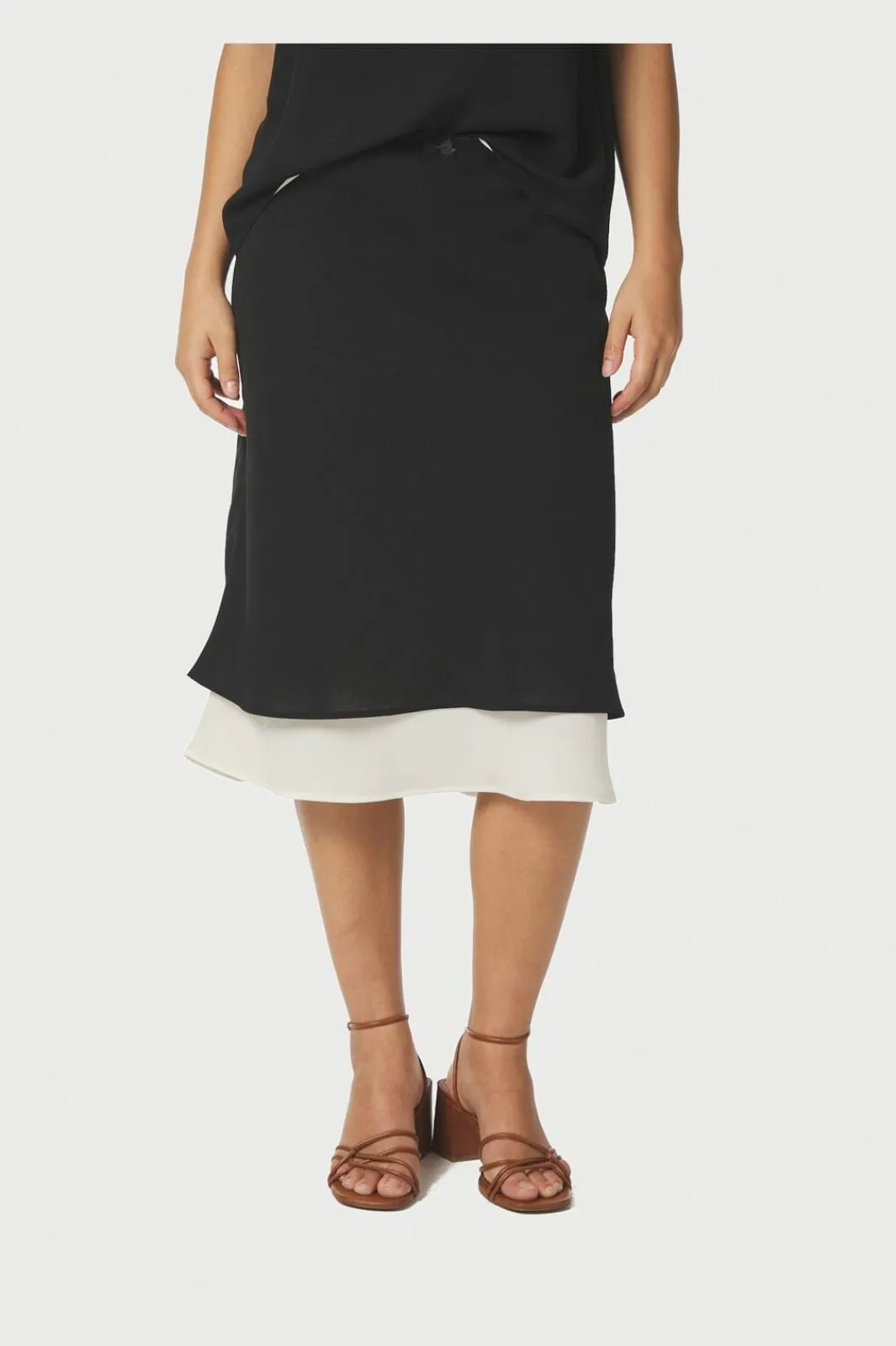 Neo Noir Nnelinor Chiffon Skirt 168109 | Kjolar
