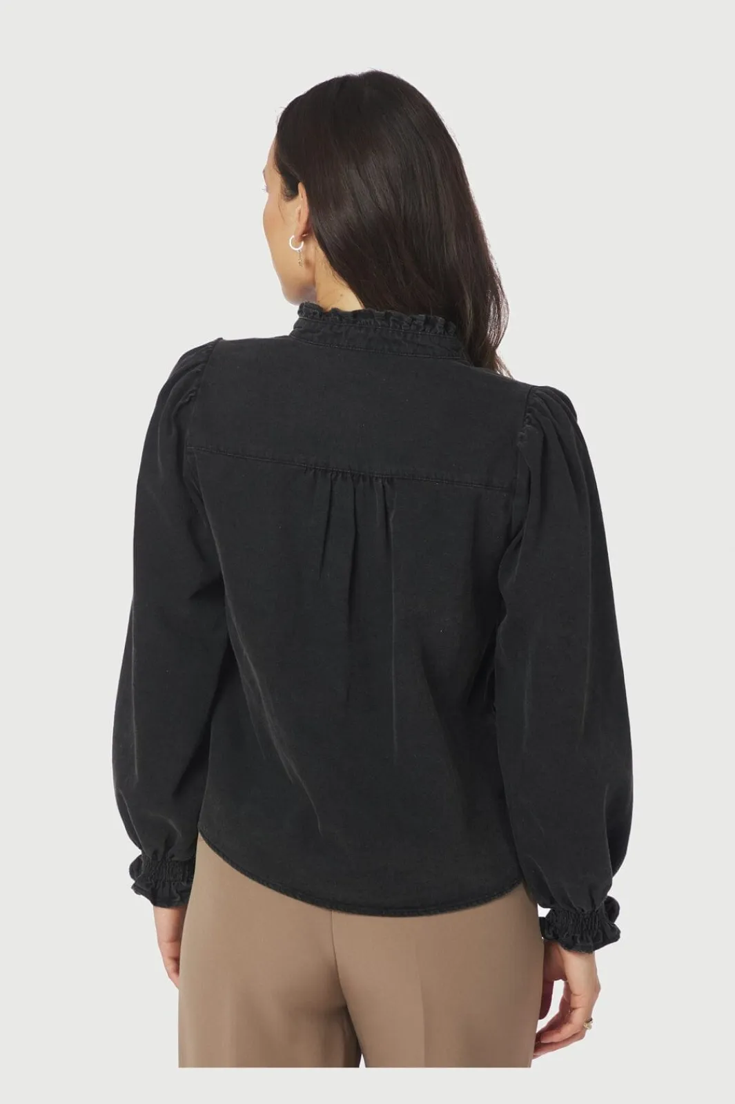 Neo Noir Nnemmeline Denim Blouse 164434 | Blusar & Skjortor