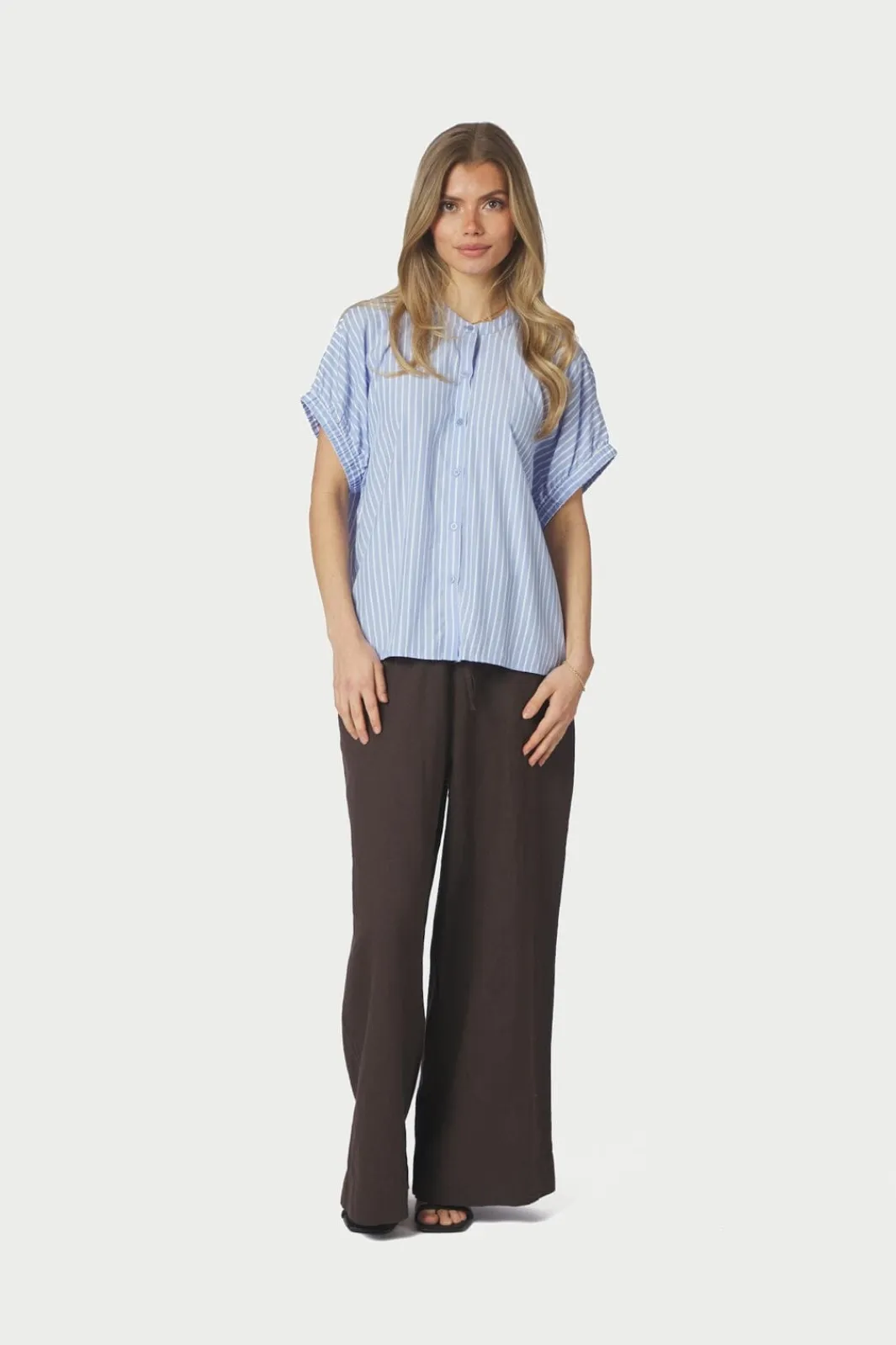 Neo Noir Nnenglana Stripe Blouse 166460 | Blusar & Skjortor