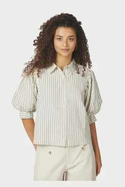 Neo Noir Nnetta Slim Stripe Shirt 168663 | Blusar & Skjortor