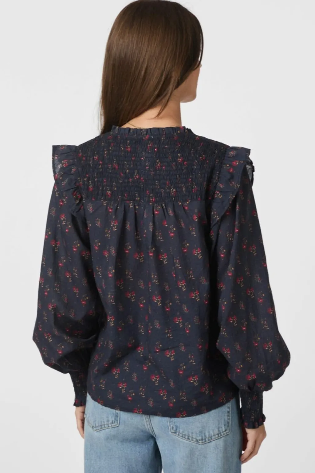 Nnfilja Fine Print Blouse 166551
