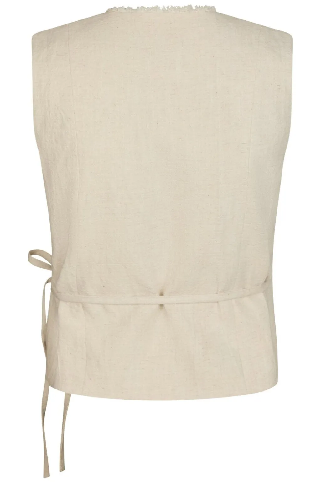 Nnfilora Ramie Wrap Waistcoat 166243