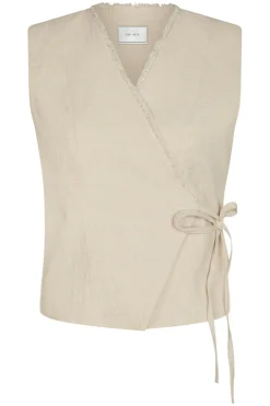 Nnfilora Ramie Wrap Waistcoat 166243