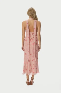 Neo Noir Nnfiona Blurred Flower Halter Neck Dress 167918 | Klänningar