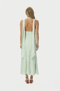 Nnfiona Pattern Satin Dress 168367