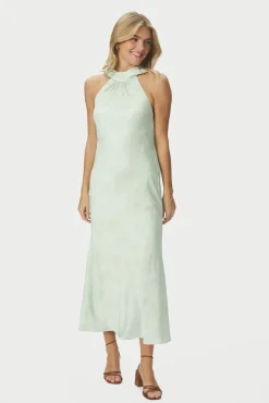 Nnfiona Pattern Satin Dress 168367