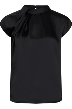 Neo Noir Nnfleur Drapy Satin Blouse | Blusar & Skjortor