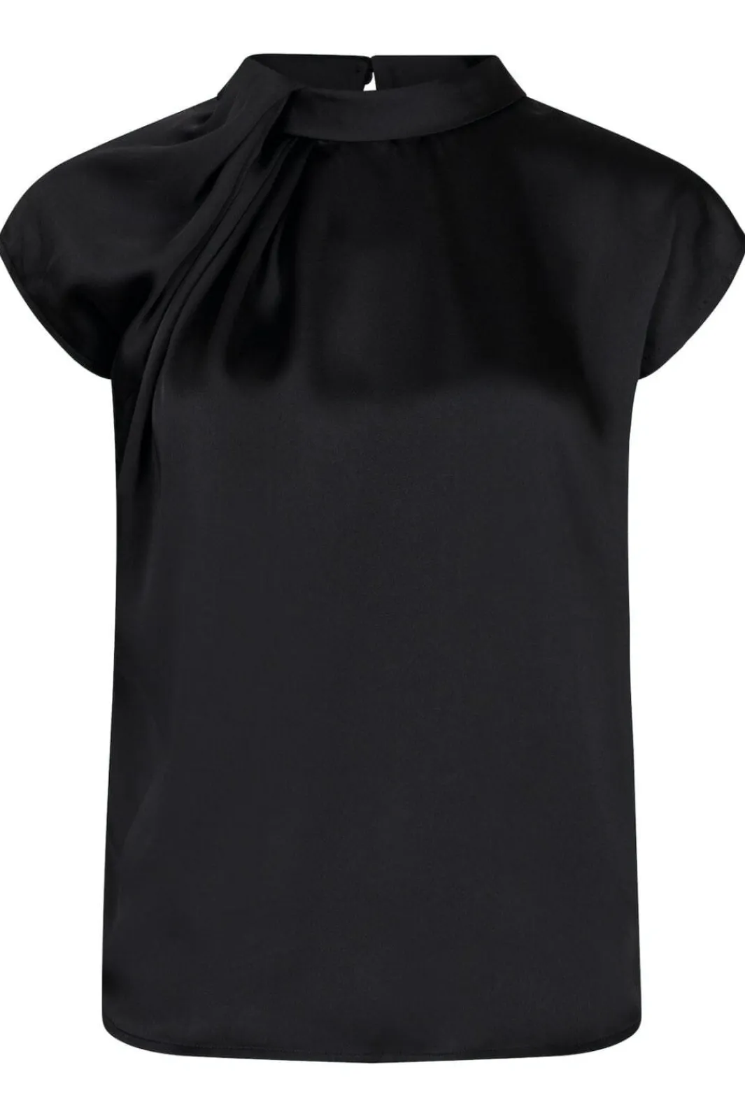 Neo Noir Nnfleur Drapy Satin Blouse | Blusar & Skjortor