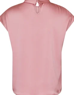 Nnfleur Drapy Satin Blouse