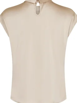 Neo Noir Nnfleur Drapy Satin Blouse | T-Shirts & Toppar