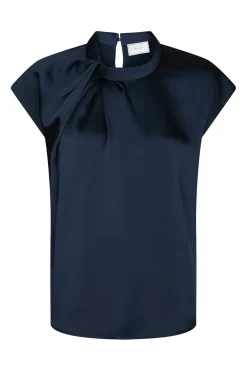 Neo Noir Nnfleur Drapy Satin Blouse 160990 | Blusar & Skjortor