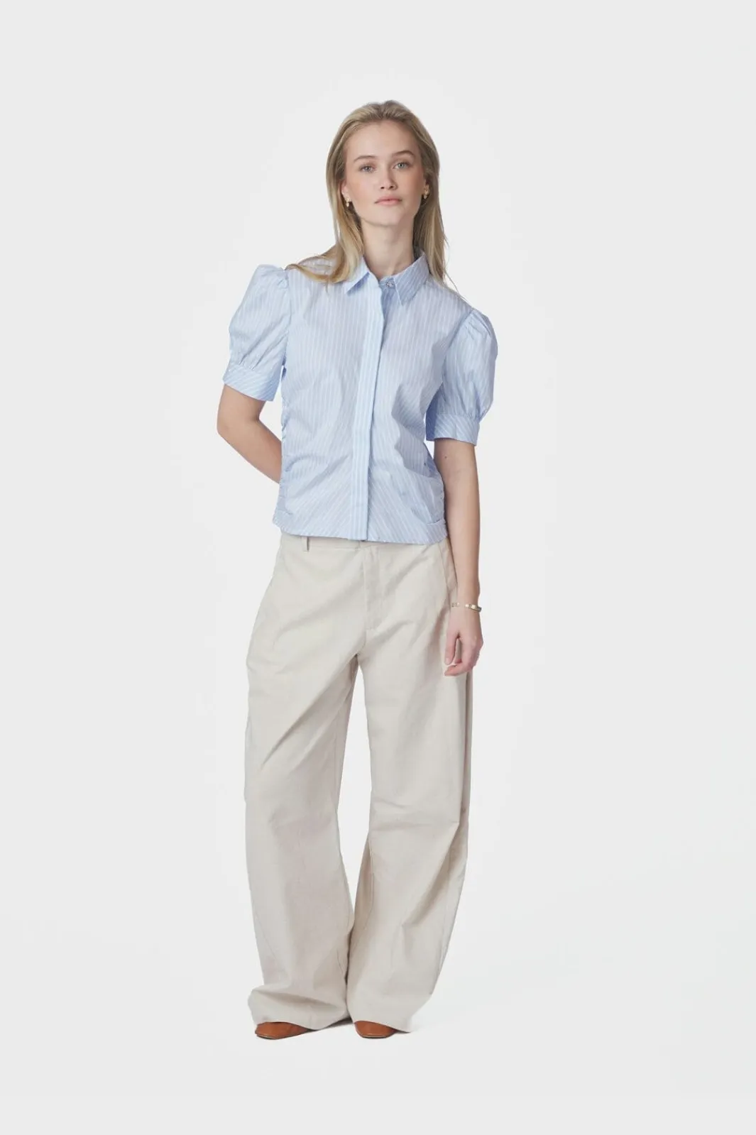 Neo Noir Nnfrannie Soft Stripe Shirt 169738 | Blusar & Skjortor