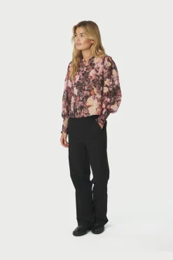 Neo Noir Nngilda Big Flower Blouse 166925 | Blusar & Skjortor