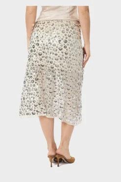Neo Noir Nngilla Flower Sequins Skirt 167537 | Kjolar