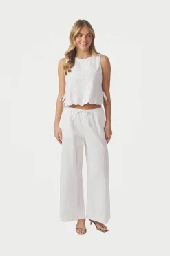 Neo Noir Nnheifa Embroidery Pants 169114 | Jeans, Leggings & Byxor