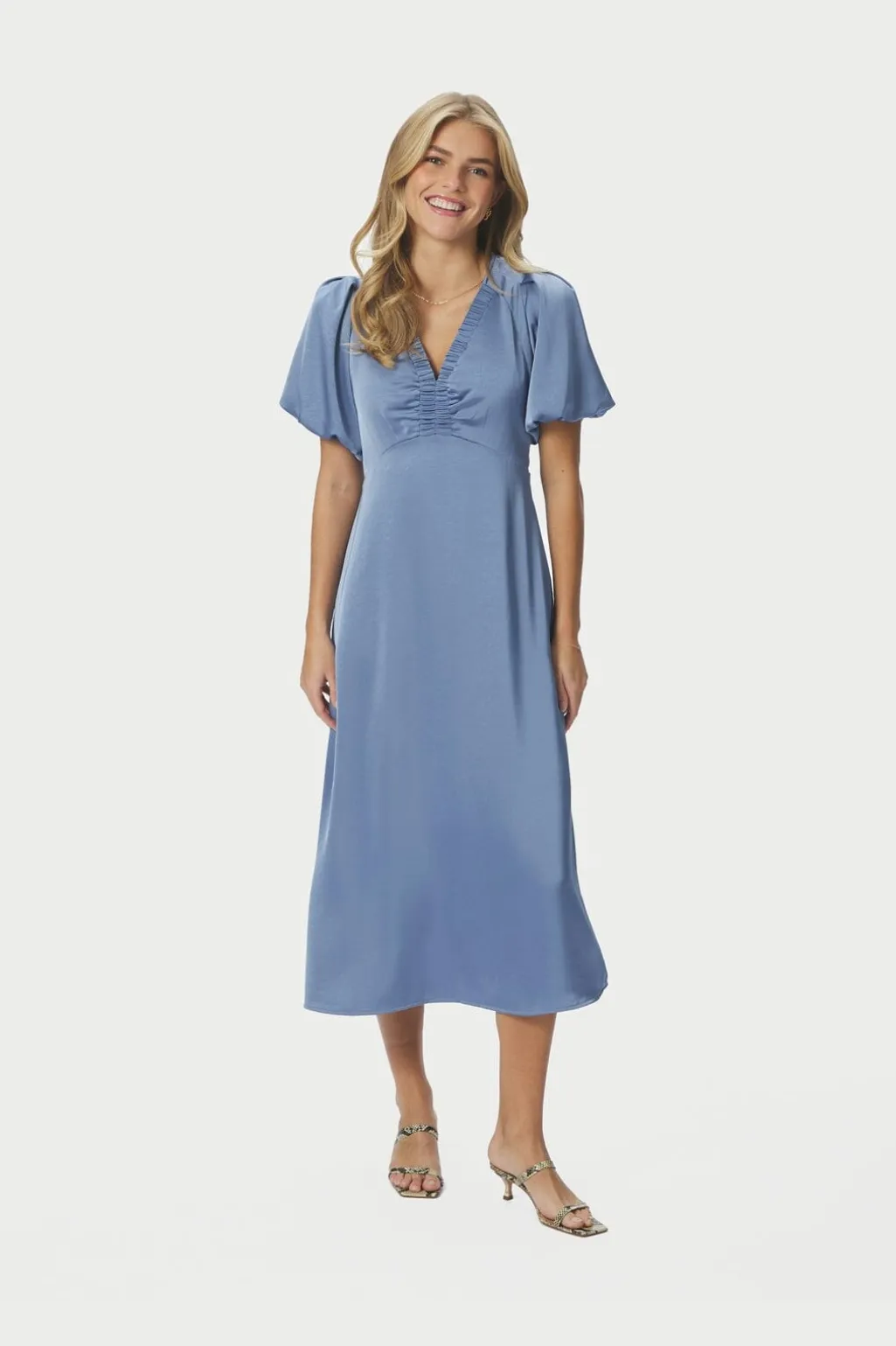 Nnillana Heavy Sateen Dress 162521