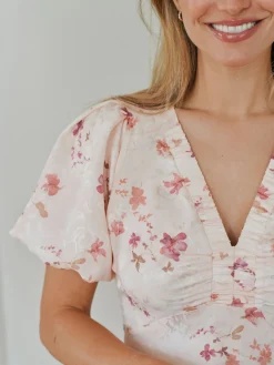 Nnillana Sateen Print Dress 168215