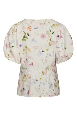 Neo Noir Nnirina Flower Blouse 169056 | Blusar & Skjortor