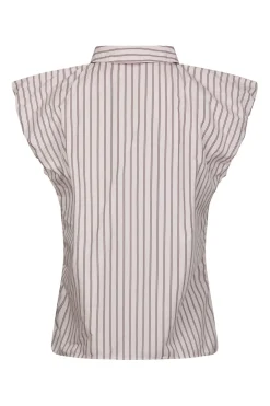 Neo Noir Nnisella Double Stripe Top 169051 | Blusar & Skjortor
