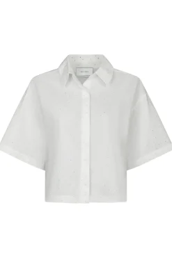 Nnjasie Poplin Stone Shirt 165711