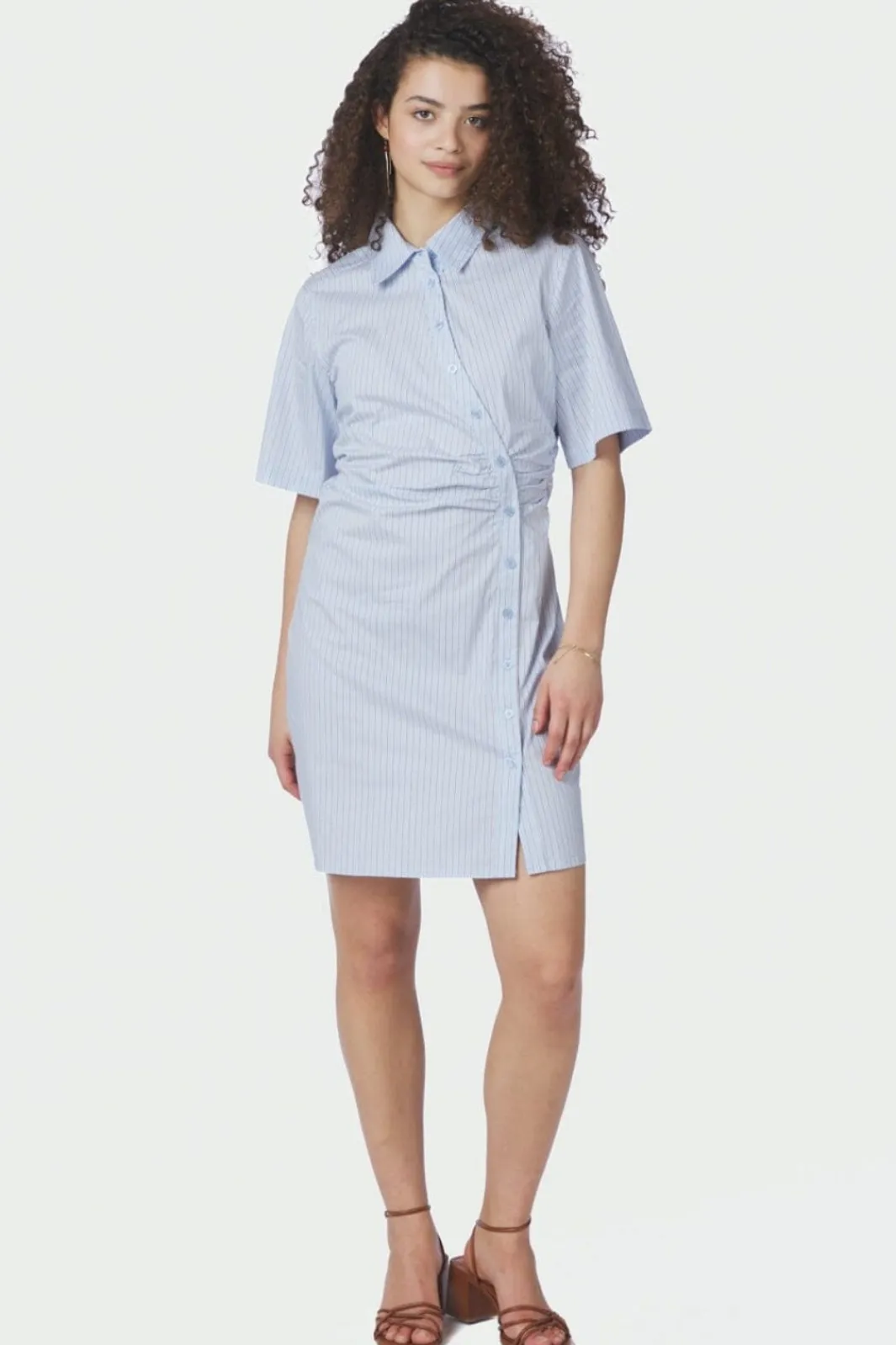 Neo Noir Nnjas Stripe Shirt Dress 169489 | Klänningar