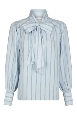 Neo Noir Nnjaz Bow Stripe Blouse 166718 | Blusar & Skjortor