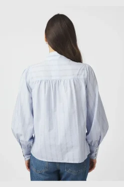 Neo Noir Nnjaz Bow Stripe Blouse 166718 | Blusar & Skjortor