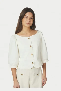 Neo Noir Nnjeannie Twill Blouse 167719 | Blusar & Skjortor