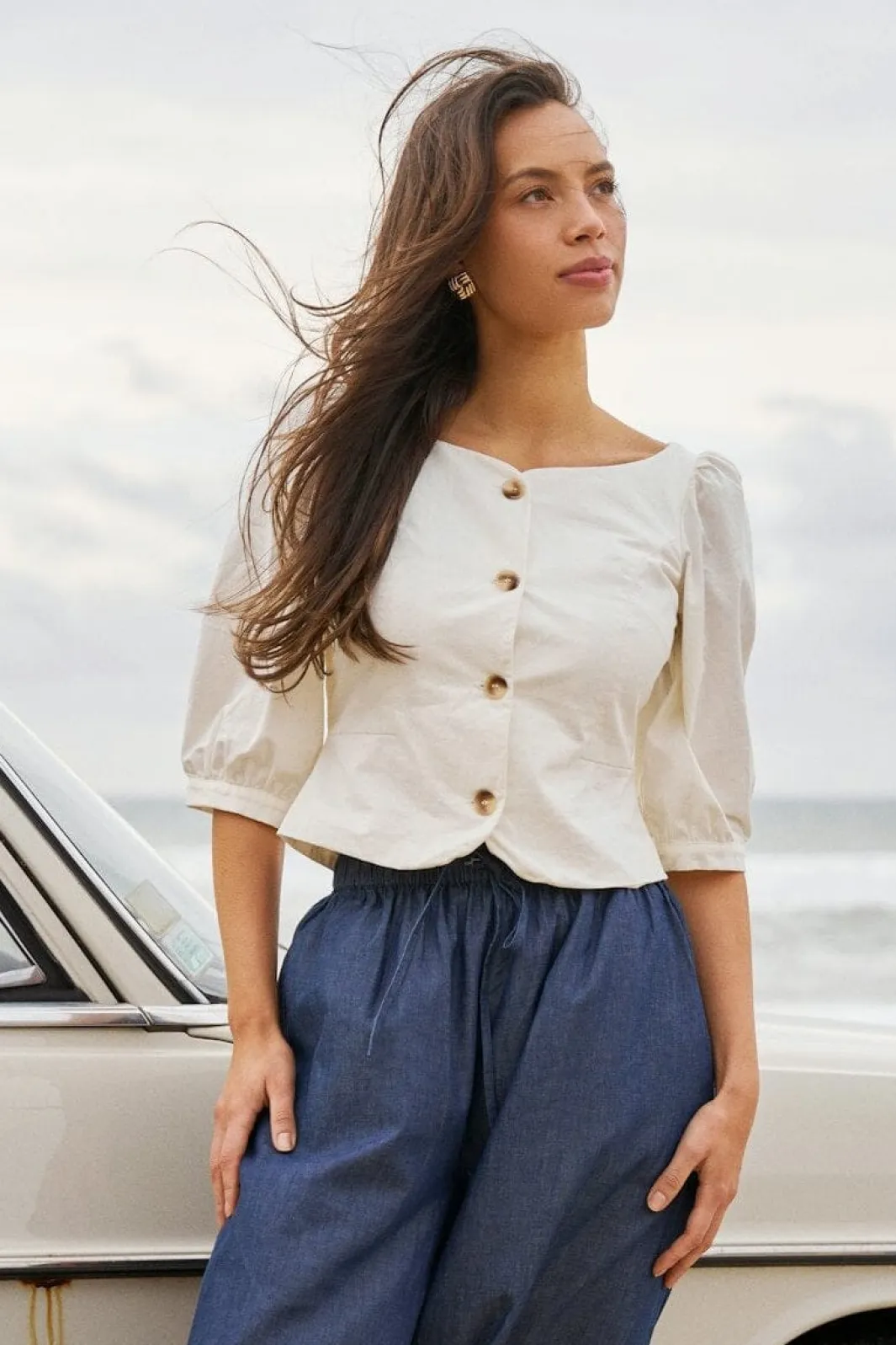 Neo Noir Nnjeannie Twill Blouse 167719 | Blusar & Skjortor