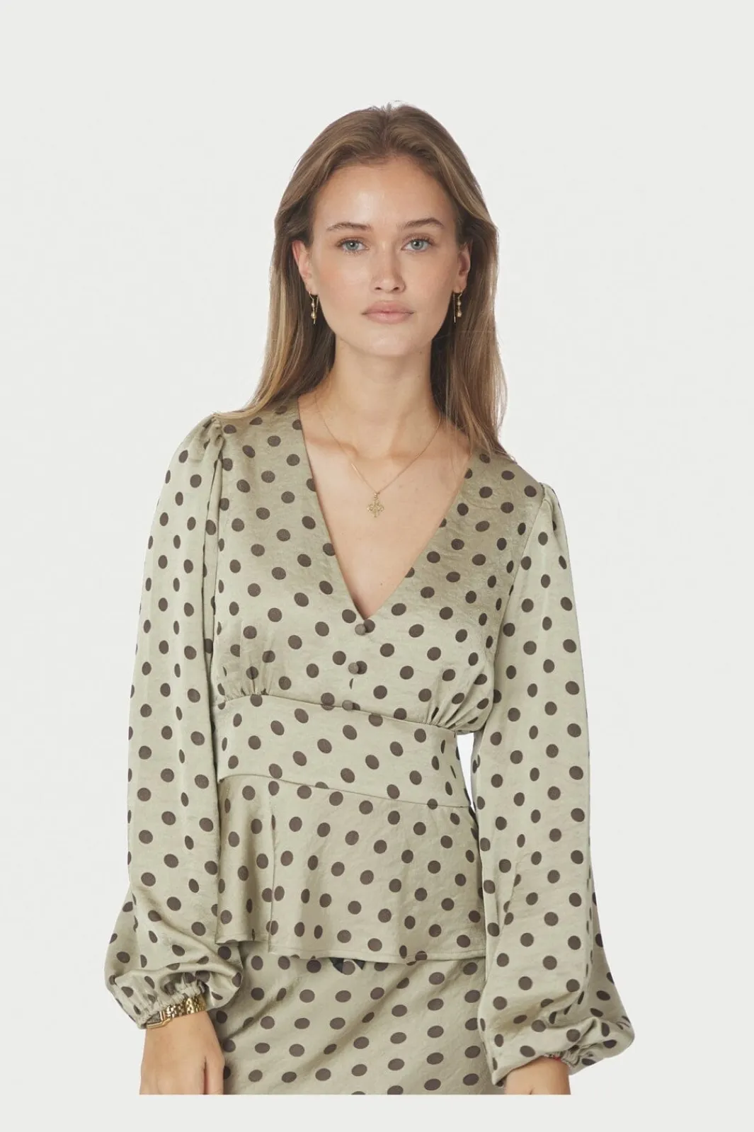 Neo Noir Nnjellima Dotted Blouse 167743 | Blusar & Skjortor|Set