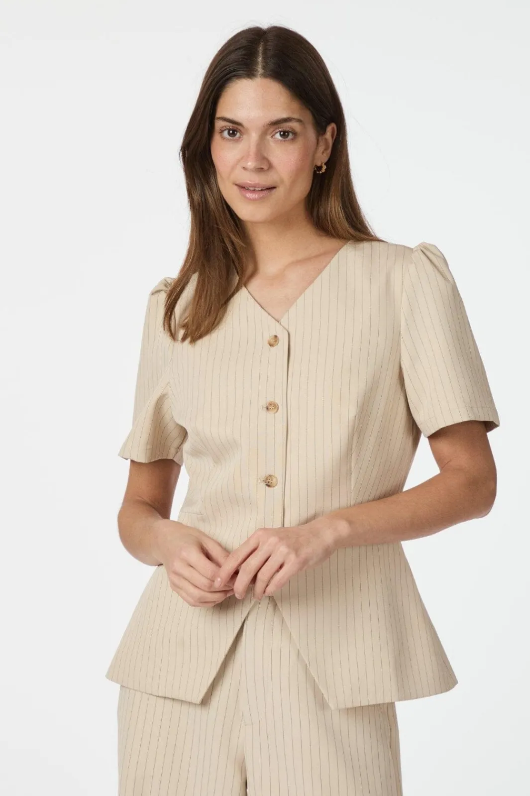 Neo Noir Nnjules Pinstriped Blouse 164812 | Blusar & Skjortor|Set
