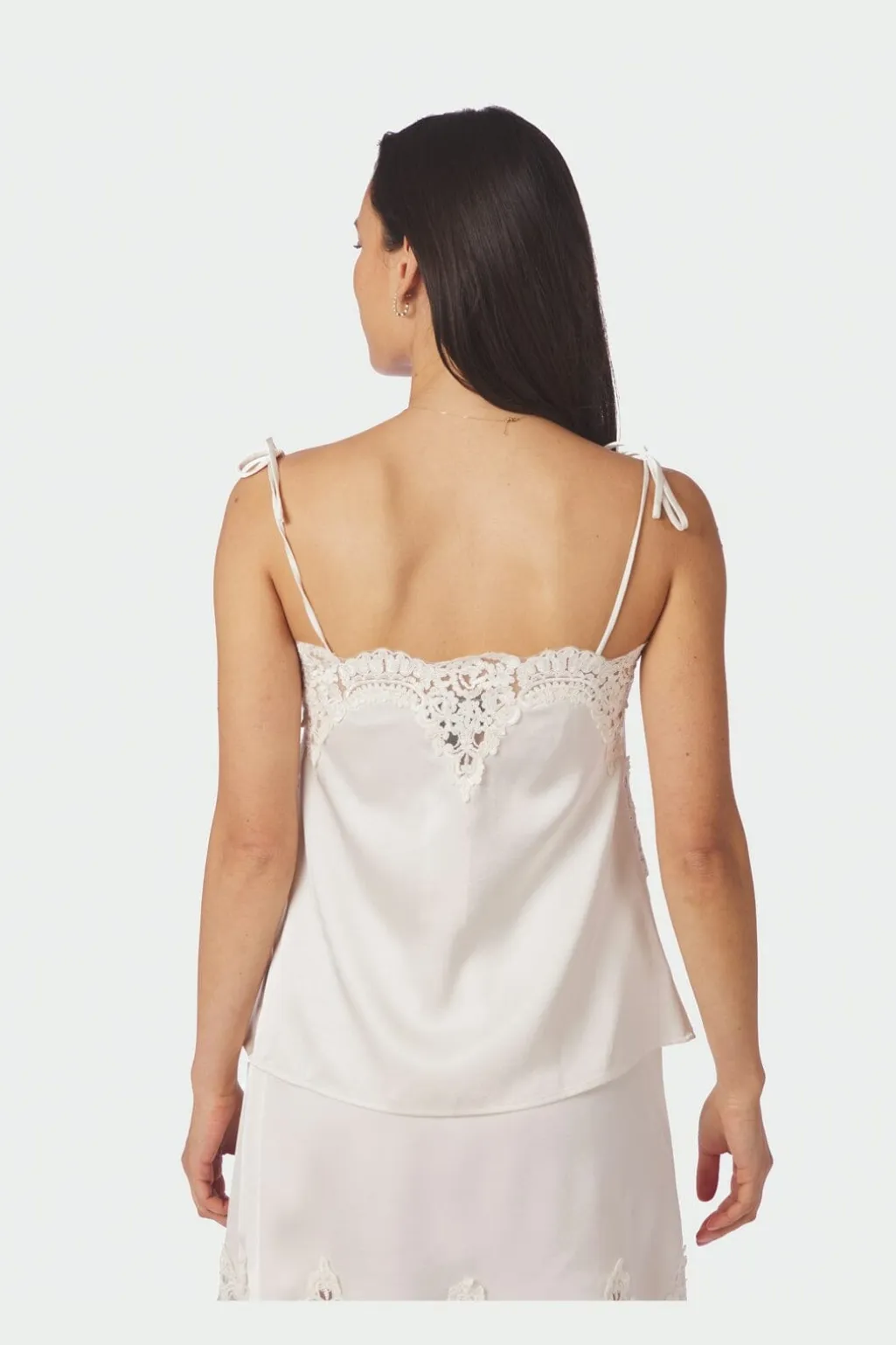 Nnkaela Heavy Sateen Lace Top 168290