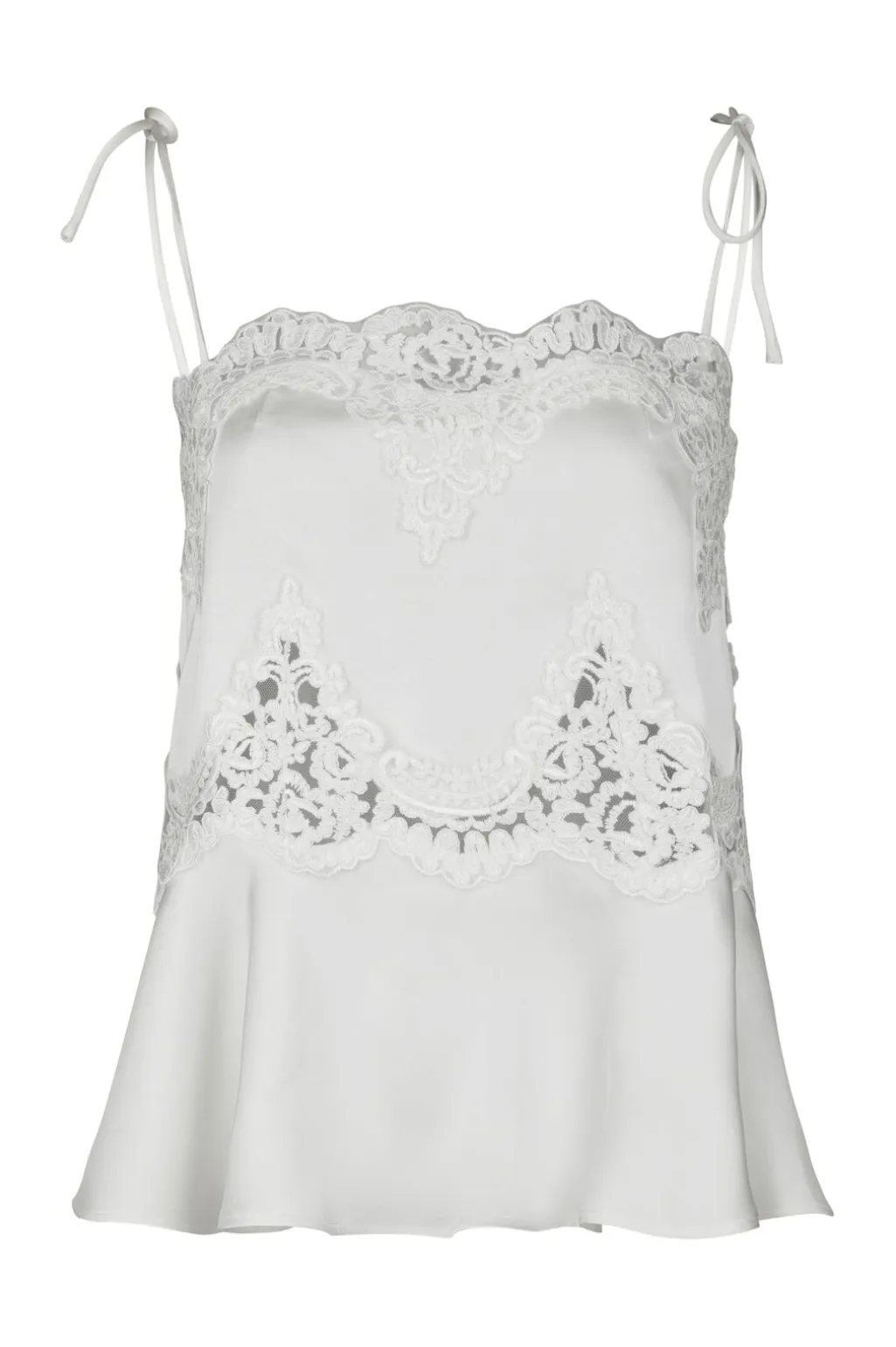 Nnkaela Heavy Sateen Lace Top 168290