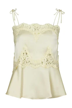 Neo Noir Nnkaela Heavy Sateen Lace Top 168290 | T-Shirts & Toppar