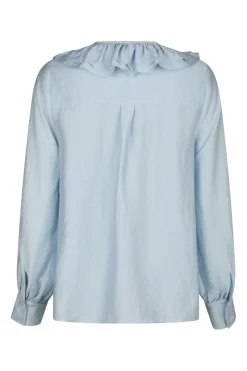 Neo Noir Nnkatarina Crepe Ruffle Blouse 166497 | Blusar & Skjortor