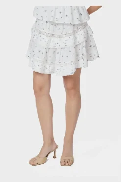 Neo Noir Nnkenia Flower Dobby Skirt 166046 | Set|Kjolar