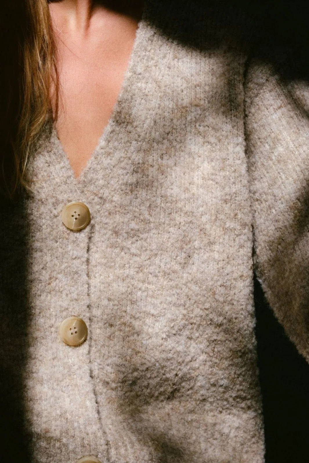 Neo Noir Nnlavanda Boucle Knit Cardigan 164894 | Amningsvänliga Kläder|Cardigans