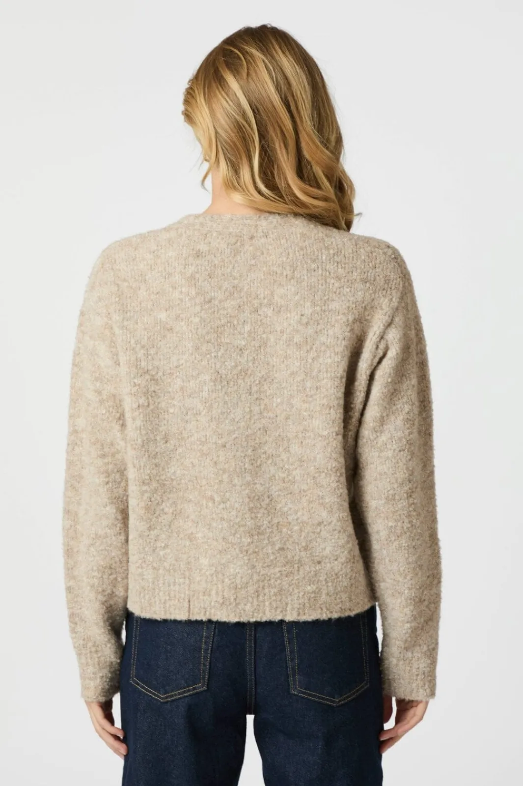 Neo Noir Nnlavanda Boucle Knit Cardigan 164894 | Amningsvänliga Kläder|Cardigans
